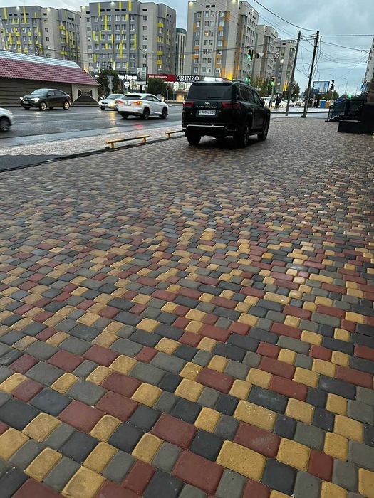 Плитка тротуарная, бордюры, поребрик, брусчатка