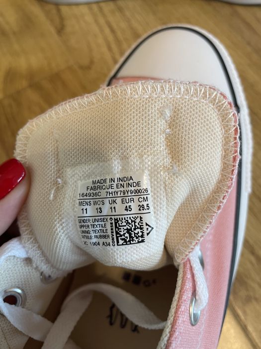 Oferta! Tenesi Converse roz masura mare pentru dama sau unisex