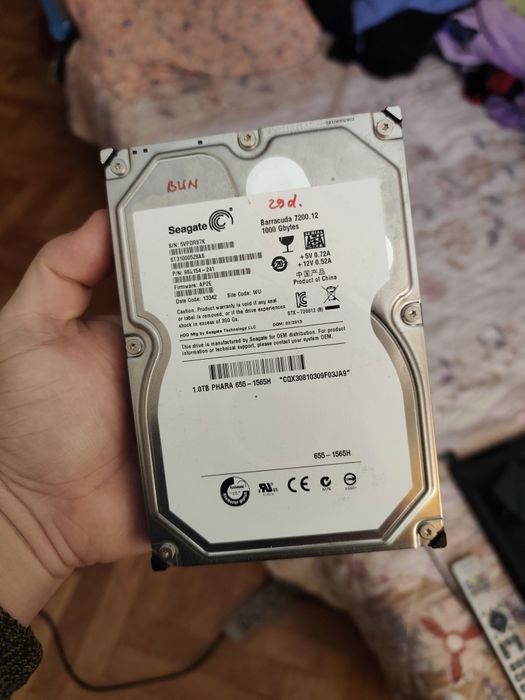 Hard-disk desktop Seagate 1tb 100%