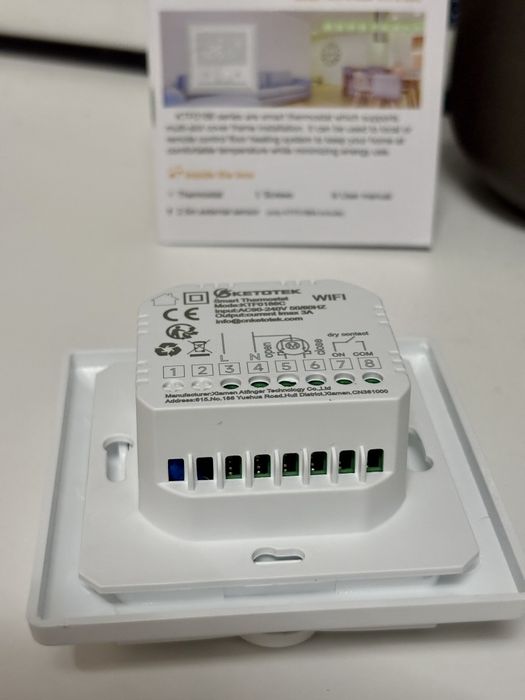 Termostat WiFi KETOTEK Smart programabil centrală/încălzire pardoseală