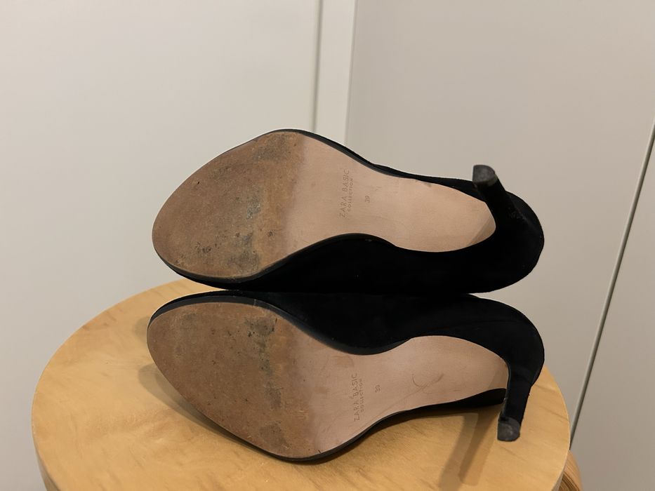 Ghete Zara toc 12 cm
