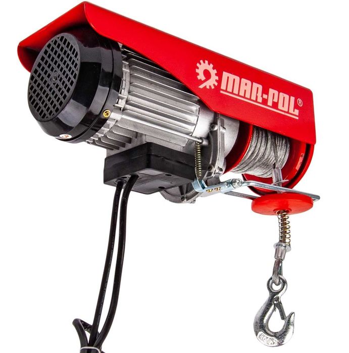 Електрическа въжена лебедка 400 / 800кг, 12м 1300W MAR-POL