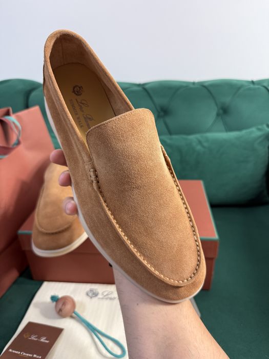 Mocasini Loro Piana piele naturala 100% Full Box colectie noua