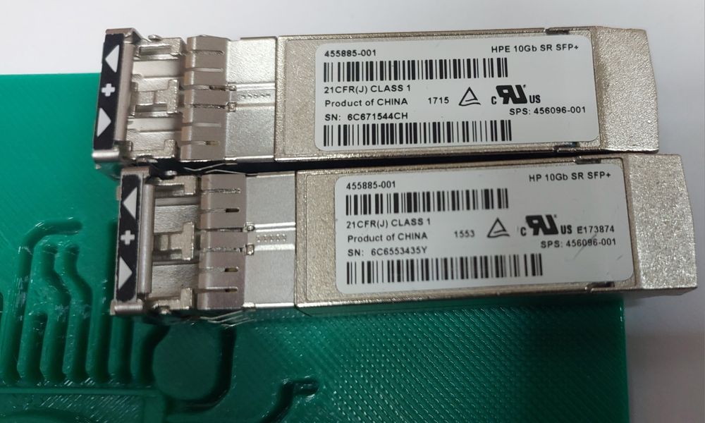 2 x Transceiver HPE SFP+ 10Gb SR Original 455885-001