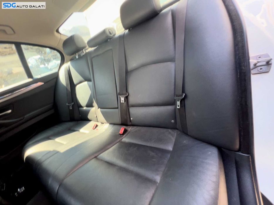Bancheta Spate Sezut cu Spatar Piele Neagra BMW Seria 5 F10 Sedan Berlina 2009 - 2017 [Q6893] [Q6593]
