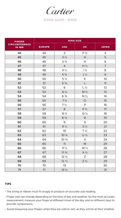 Inel original Cartier C de Cartier  Logo Diamond Aur 18 K - Marimea 50