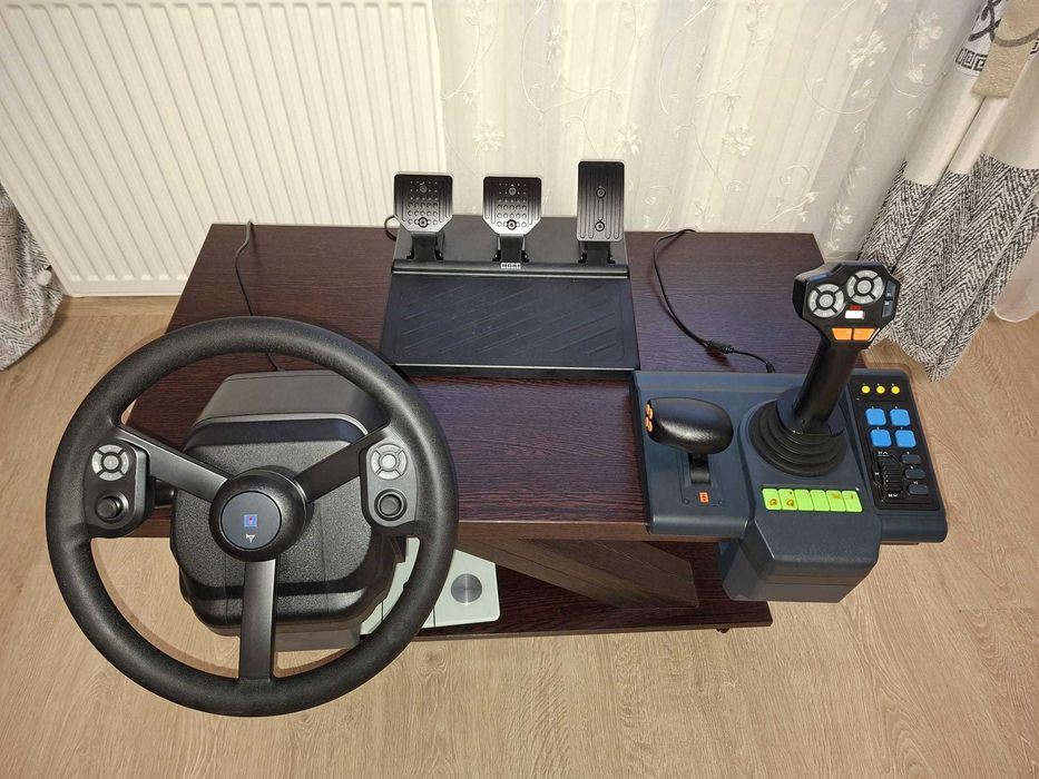 Hori Sistem de control al vehiculelor agricole, PC (Windows), USB, cu fir, set de volan / București/ TEL: 0769308726