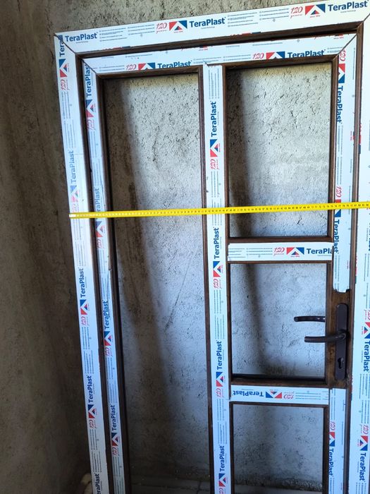 Ușă PVC TeraPlast NOUĂ – 87×169 cm