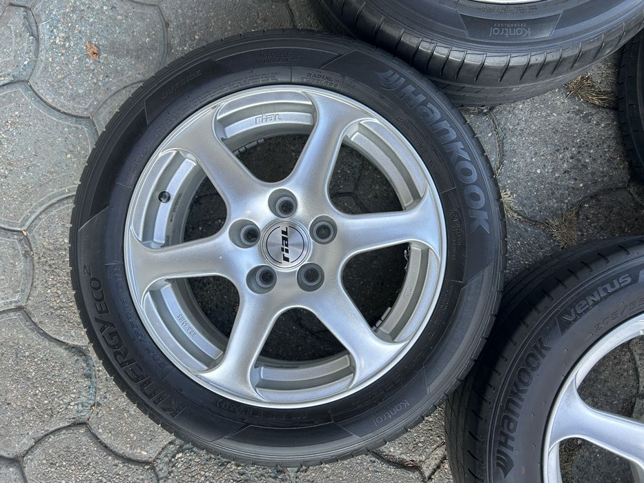 Jante aliaj 5x112mm, anvelope vara 205/55 R16, VW, Audi, Seat, Skoda, Mercedes