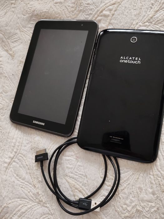 Таблети Samsung  и  Alcatel One touch