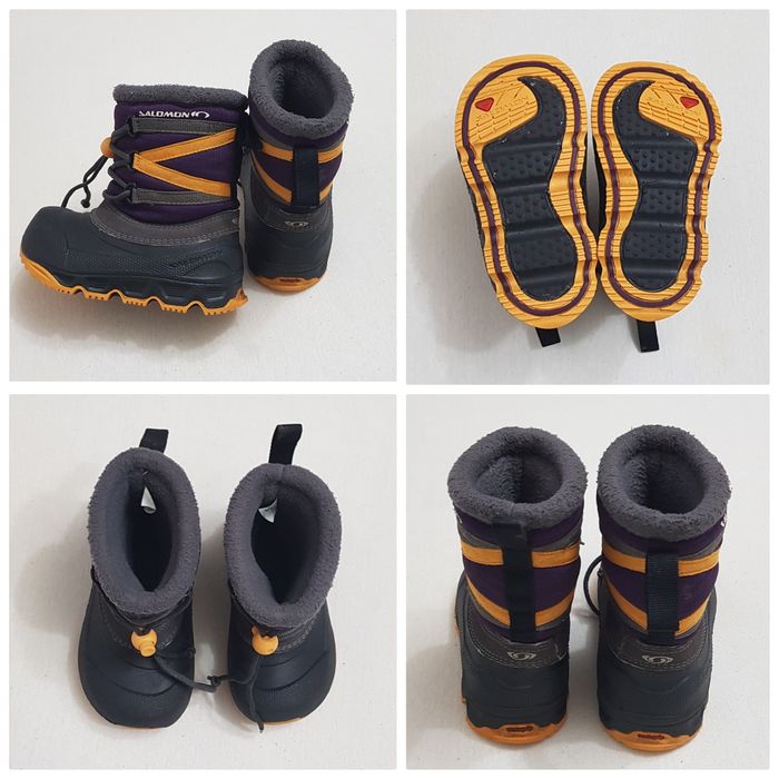 Cizme zăpadă Salomon RX Obe Kids, ghete, apreschiuri, boots, nr 24 EU