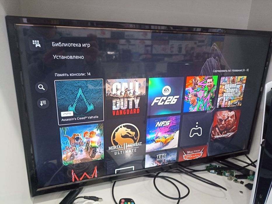 Б.у ps5 slim c дисководом, с записанными играми.