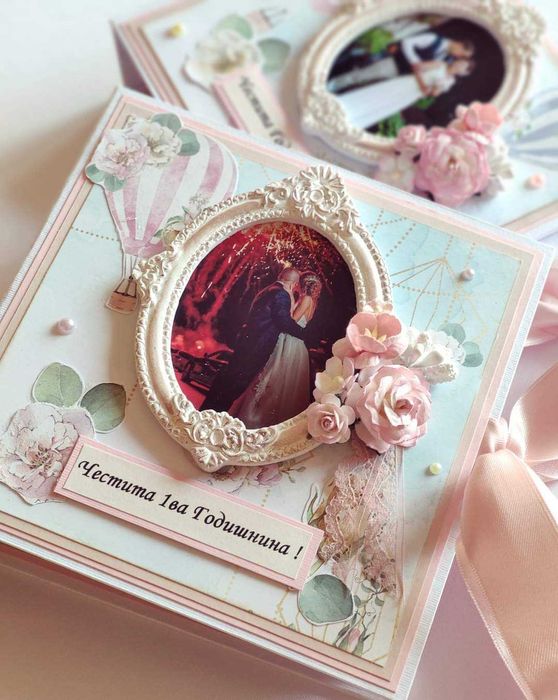 Ръчно изработен сватбен албум