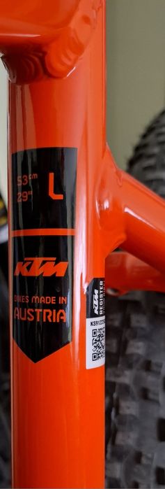 Bicicleta KTM Ultra Flite 29-er, Fire Orange/Black, L, 53cm