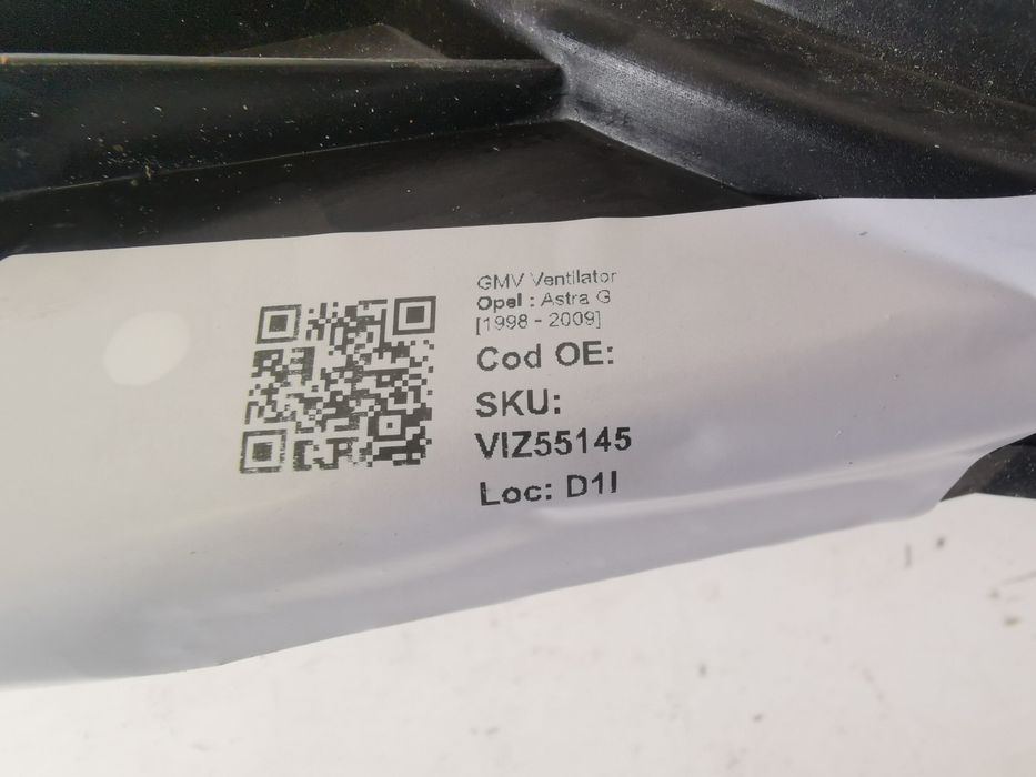 GMV Вентилатор Опел Астра Г / Opel Astra G Оригинален вентилатор за ох