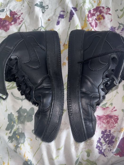 Nike air force 1 mid black