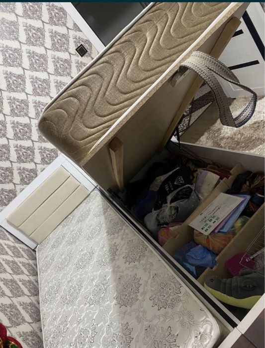 Спалний иккта бир кишилик артапед матраслик таги релислмк очиладиган