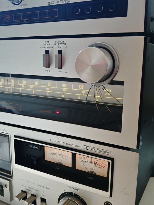 Vând sistem (linie) audio Hifi Kenwood Vintage 1980 - KX-550 KA-400