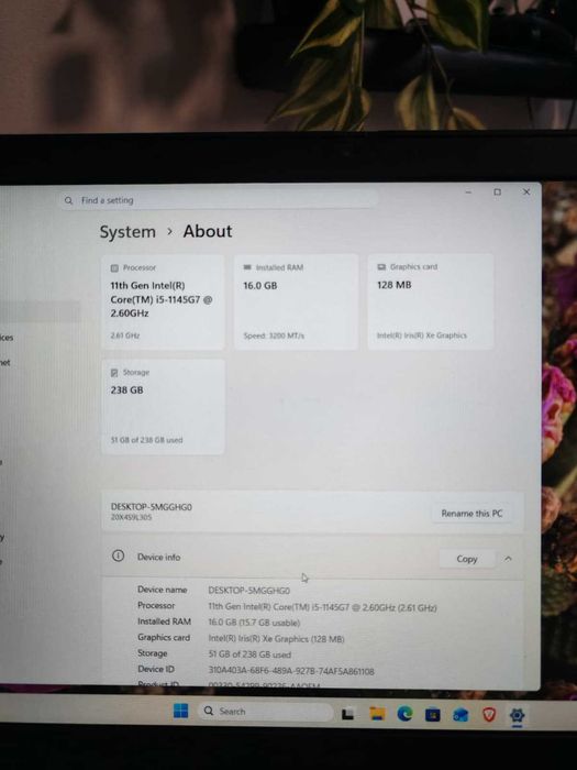 Lenovo ThinkPad L15 Gen 2 – Intel Core i5-1145G7 vPro, 16GB RAM, SSD 256GB