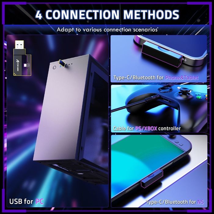 NEW Наушники Attack shark L80 Pro Wireless Black and White