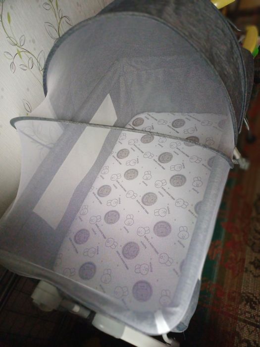 Кроватка люлька с маятниковым механизмом