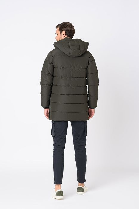 -65%Чисто ново мъжко яке Only & Sons - Зимно капитонирано яке с отделя