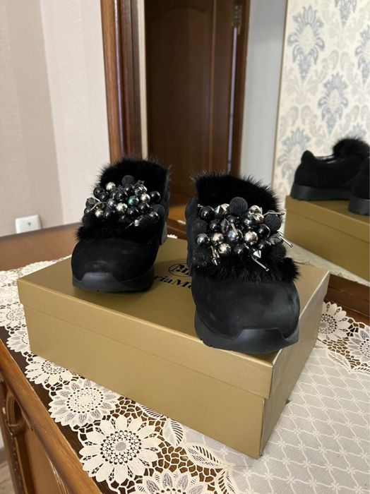 Зимние полуботинки