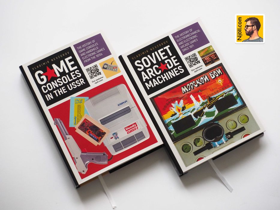 Set de două cărți despre gaming în Uniunea Sovietică, în limba engleză