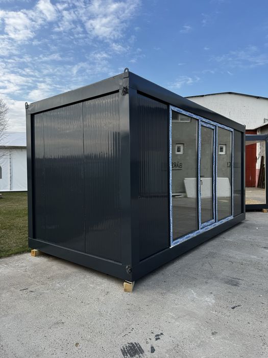 Vand containere modulare 5x2.4 cu vitrina