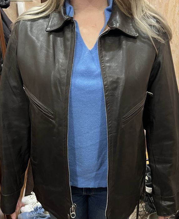 Летная кожаная куртка