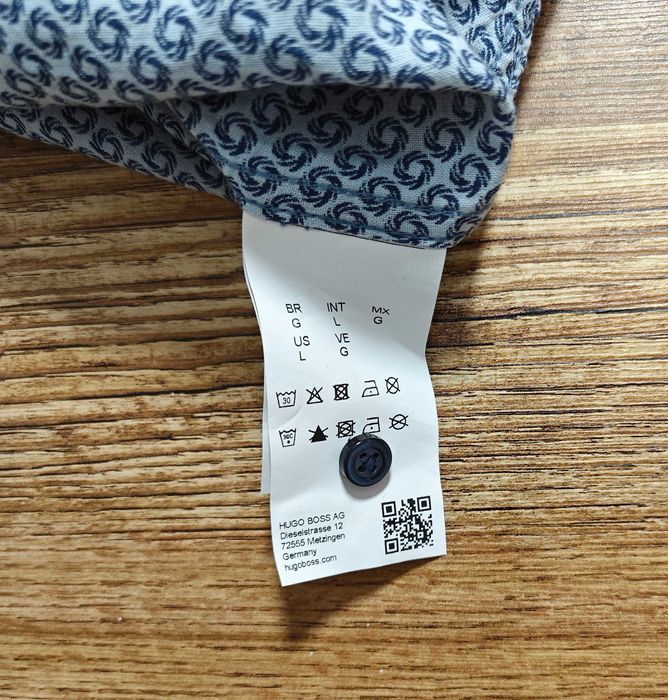 HUGO BOSS Slim fit Оригинална мъжка риза размер L