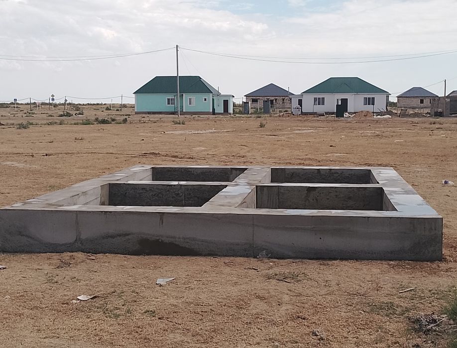 Заливка фундамент