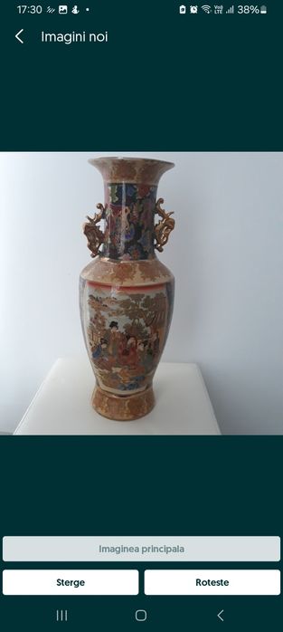 Vaza din portelan, 47 cm inaltime