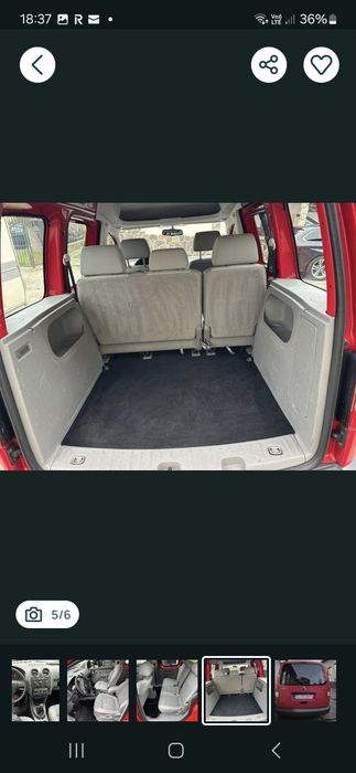 Vw caddy  1,4 benzina  din 2009