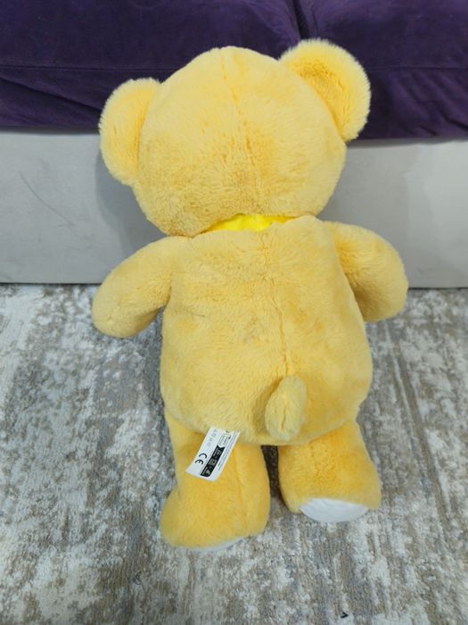 Ursulet de pluș galben-50cm