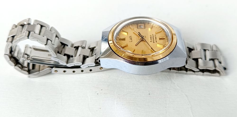 Лъч luch 21 j automatic - дамски механичен часовник(автоматик), с възможност и за ръчно навиване. ПРОФИЛАКТИРАН