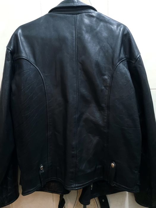 Geaca piele biker , moto chopper ,marimea L. Stare impecabila