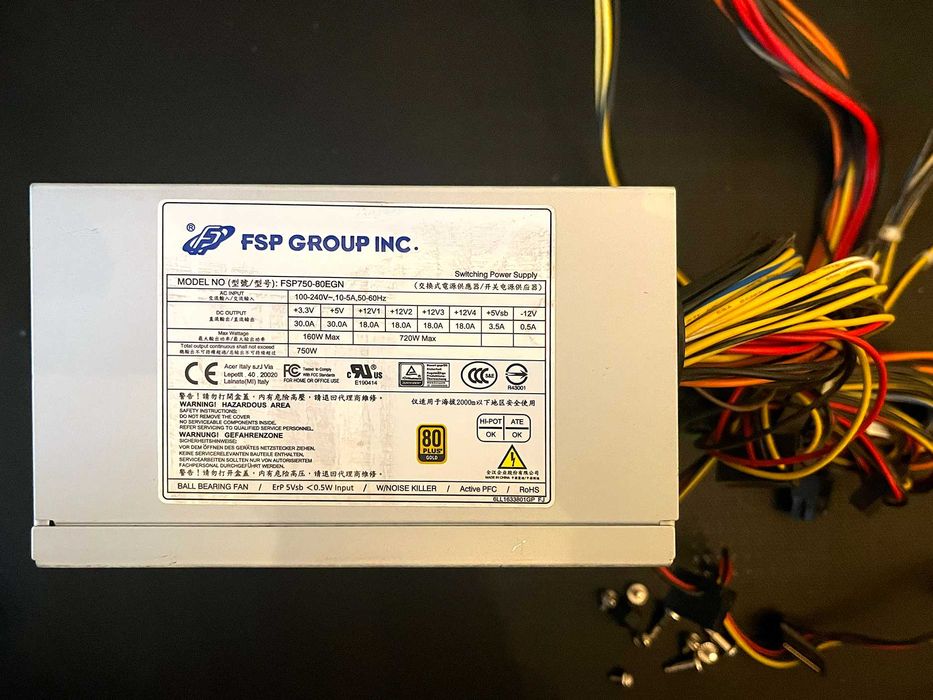 Захранване 750 вата  - FSP FSP750-80EPN (750W, 80+ Bronze)
