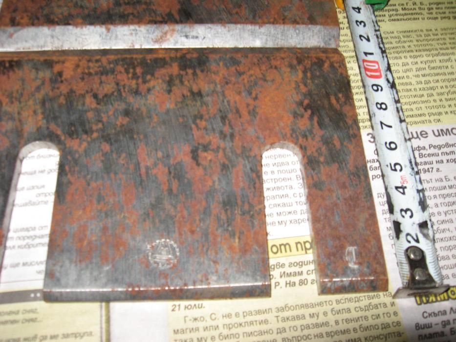 6 броя ножове за дърводелска машина