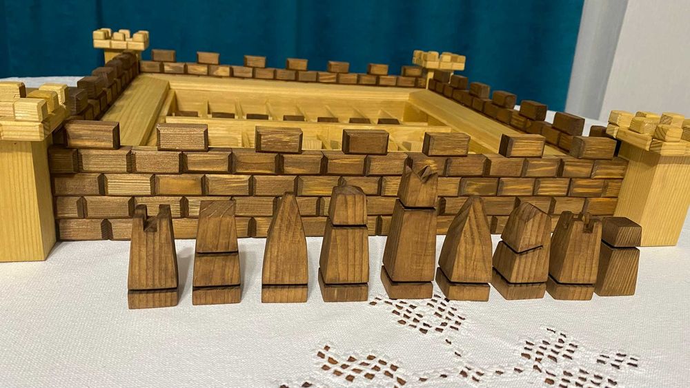 ШАХ дървен, ръчна изработка