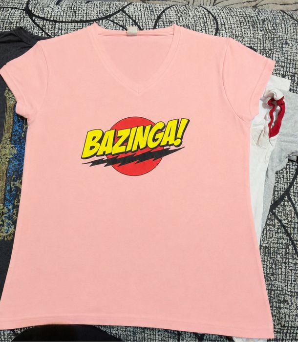 Тениска Bazinga! The Big Bang Theory, размер L