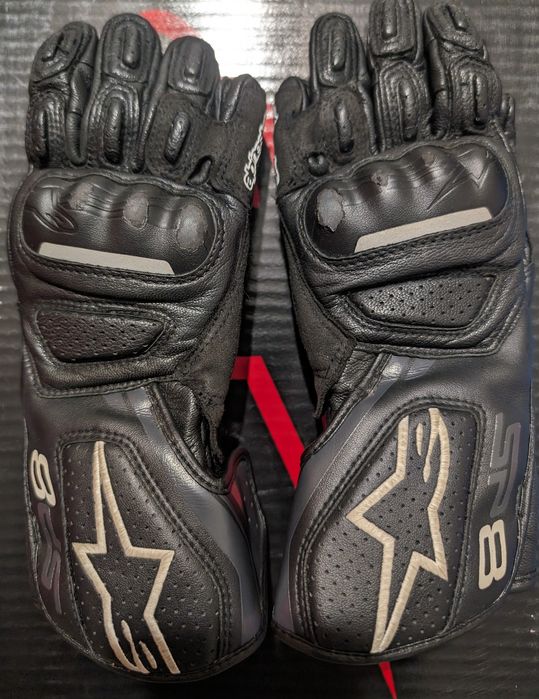 Дамски ръкавици ALPINESTARS STELLA SP-8 V2 BLACK/GRAY, размер XS