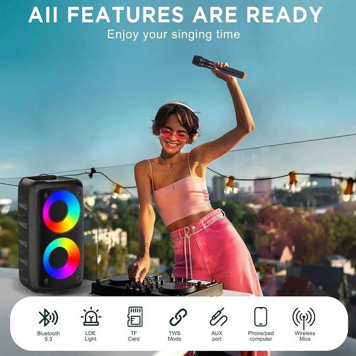 Безжична парти колонка Bluetooth