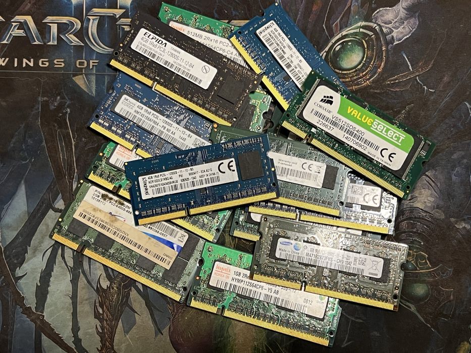 Memorii SODIMM DDR3 si DDR2 256MB la 4GB