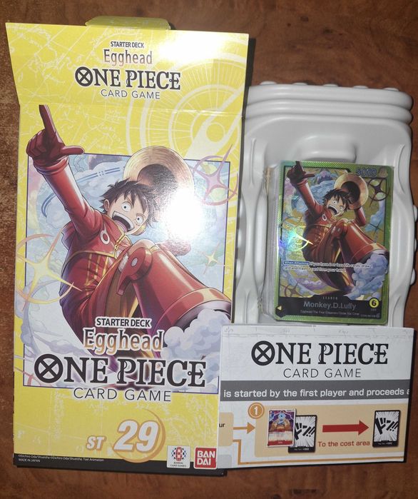 One Piece Card Game Starter Deck ST29 Egghead Cutie Desigilata.Contine 1 Starter Deck sigilat +1 playsheet,Fara Plic Bonus!