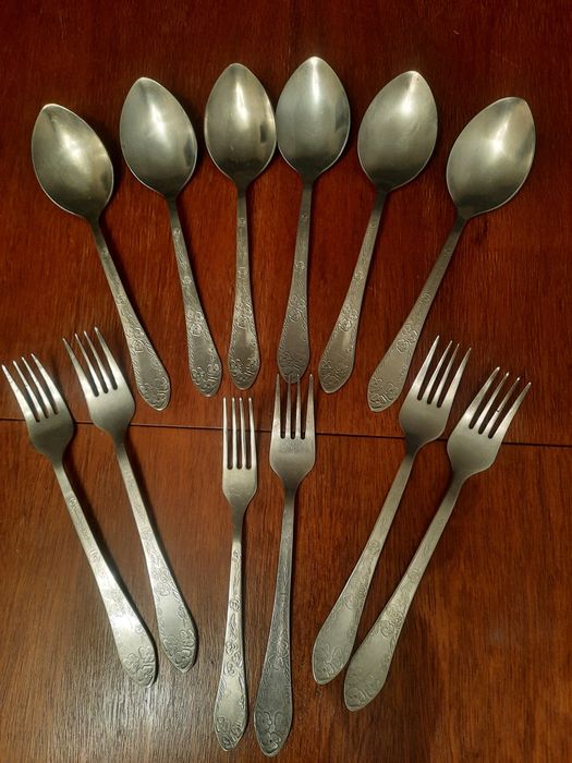 Ложки, вилки СССР.