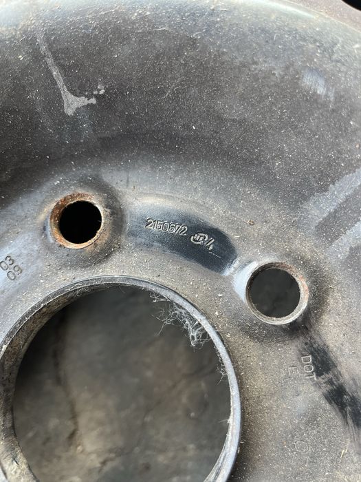 2 бр.  железни джанти 15” с гуми 5x114,3 5,5J за Hyundai KIA
