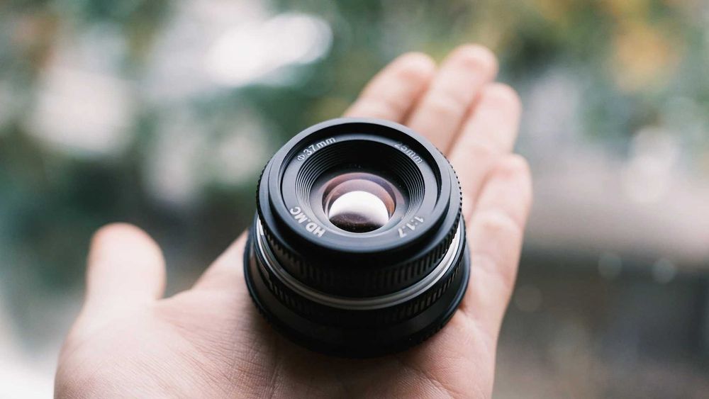 Ръчнофокусен обектив Pergear 25mm f1.7 Fujifilm, fujinon