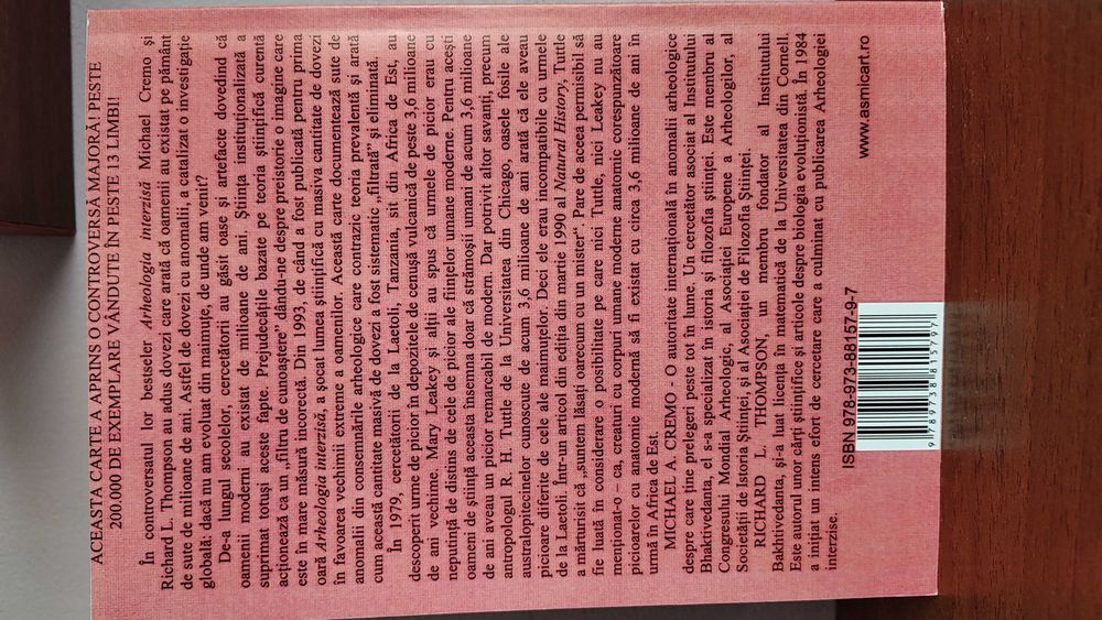 Michael A. Cremo & Richard L. Thompson - Arheologia interzisa.