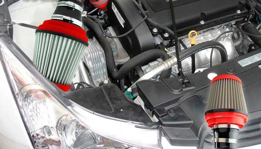 Универсален автомобилен въздушен филтър - 3 цвята.